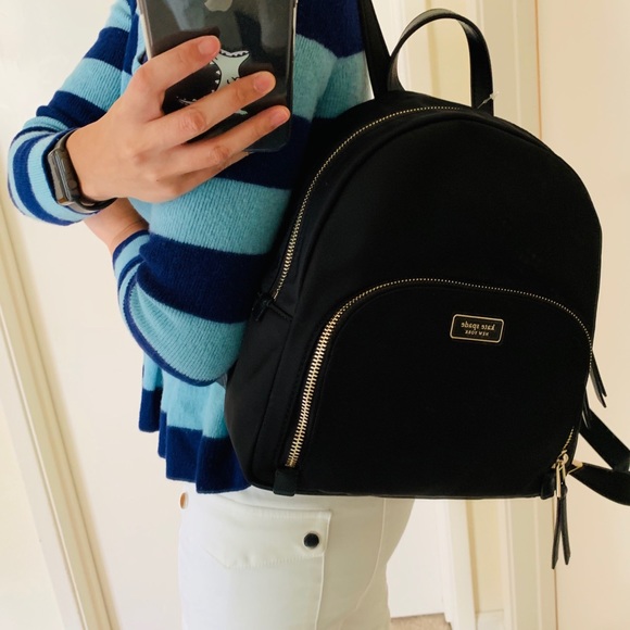 kate spade Handbags - KATE SPADE YORK MEDIUM BACKPACK DAWN BLACK NYLON